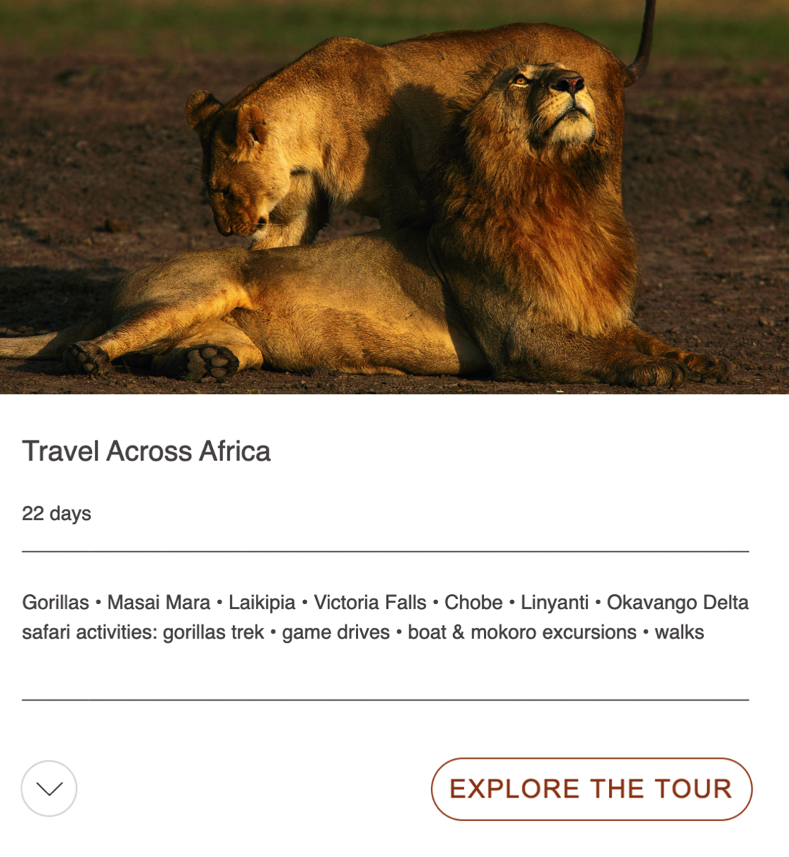 travel across africa tour